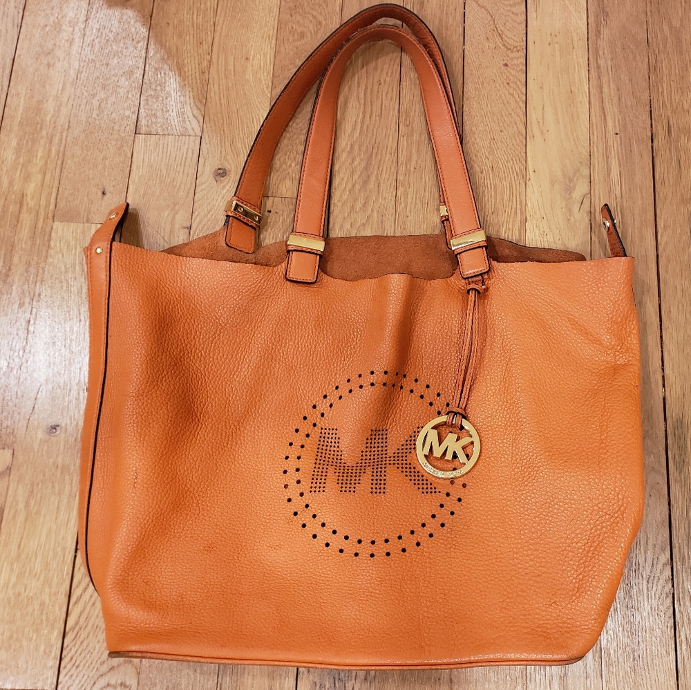 Michael Kors Orange Tote Bag